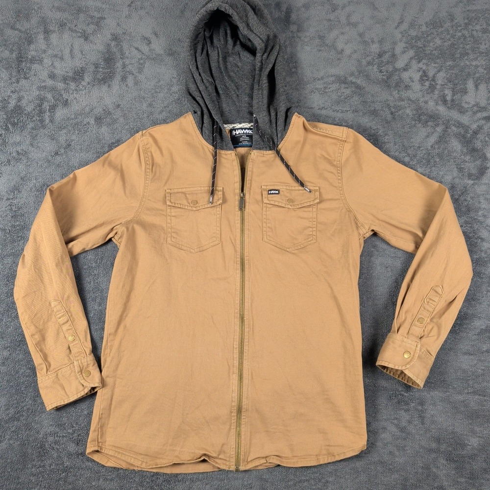 Tony Hawk Jacket Size M Hooded Long Sleeve Full Zipper Lightweight